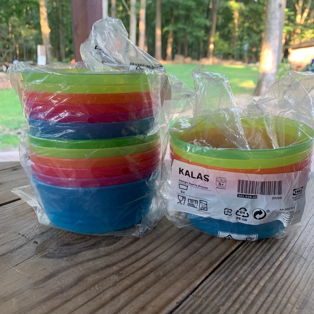 IKEA KALAS kids bowls NWT